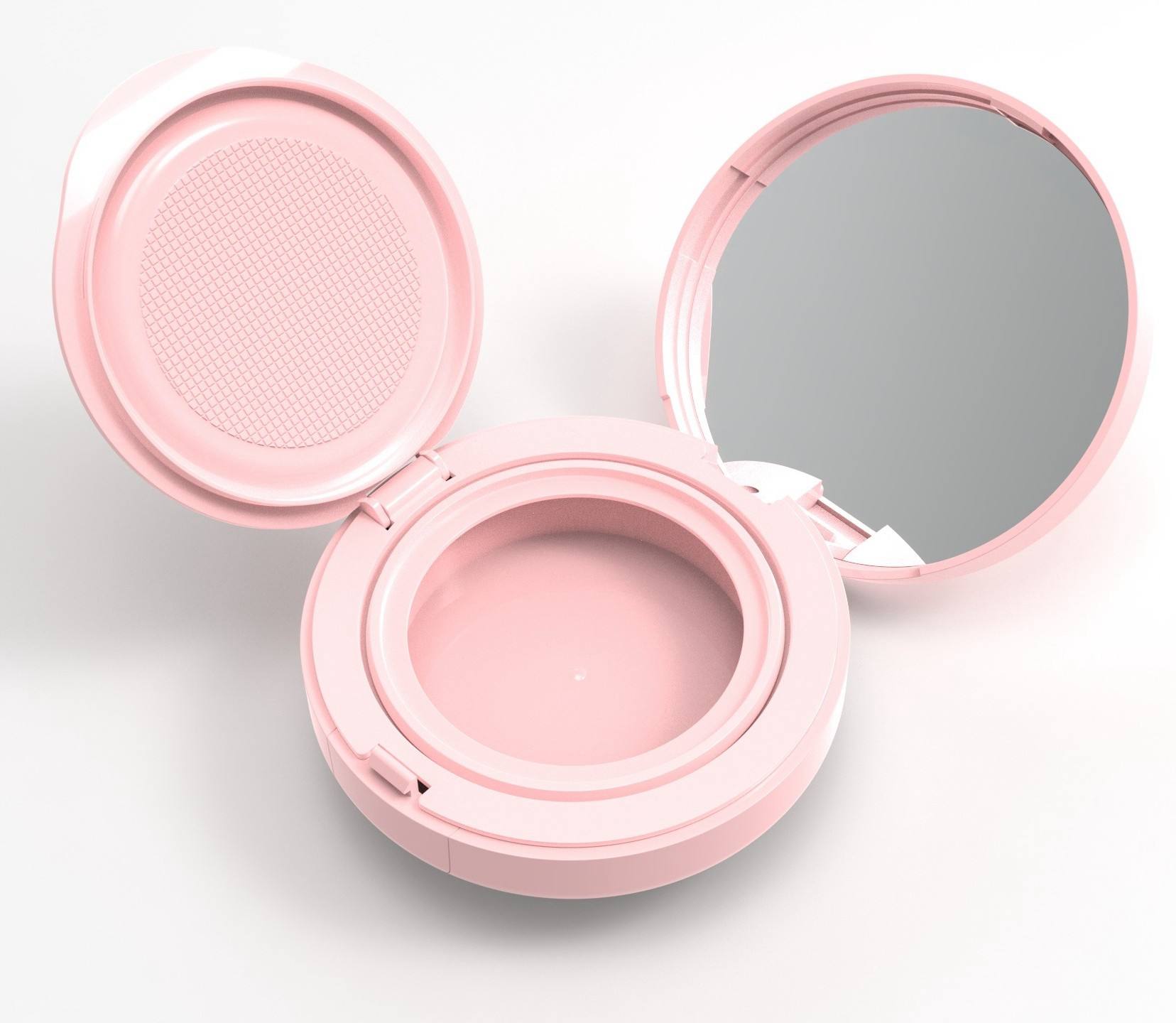 Kompakt alapozó tükörrel